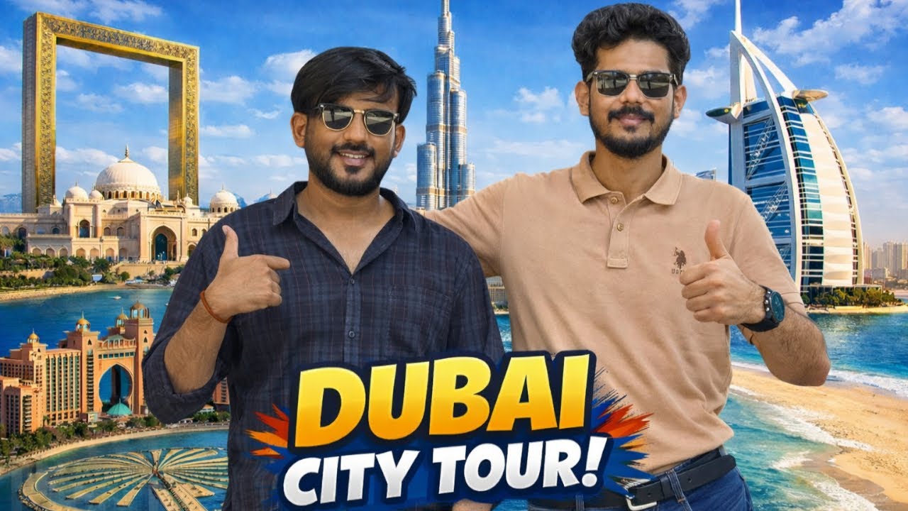 Dubai City Tour 🇦🇪 | Burj Khalifa, Dubai Frame, Palm Jumeirah & More