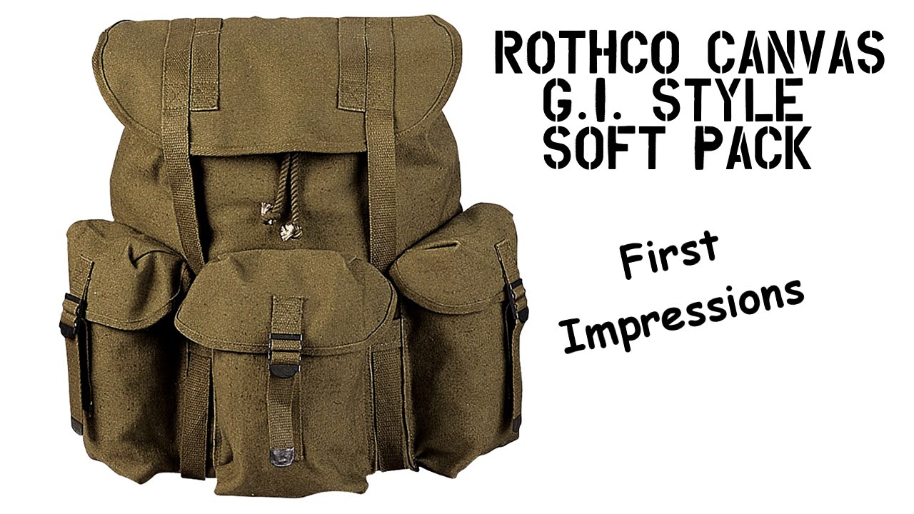 Rothco Canvas G.I. Style Soft Pack