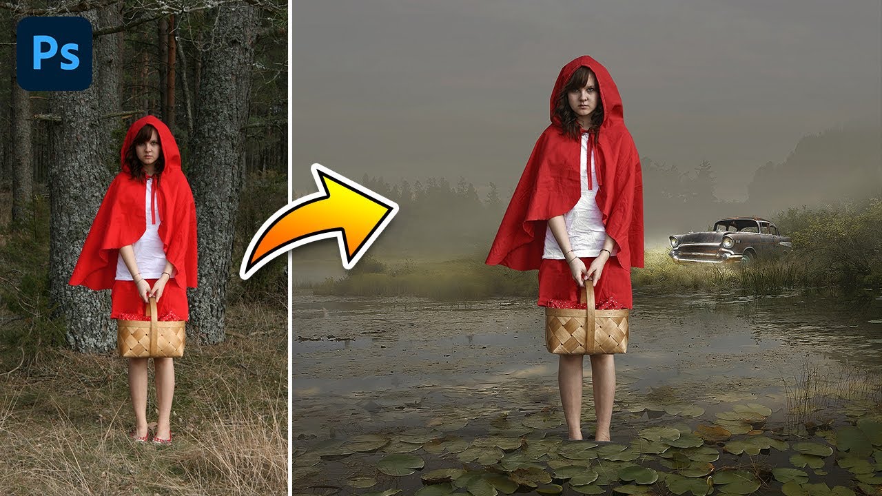 Photoshop Beginners Tutorial - Create a Soft Light Scene Photo Manipulation