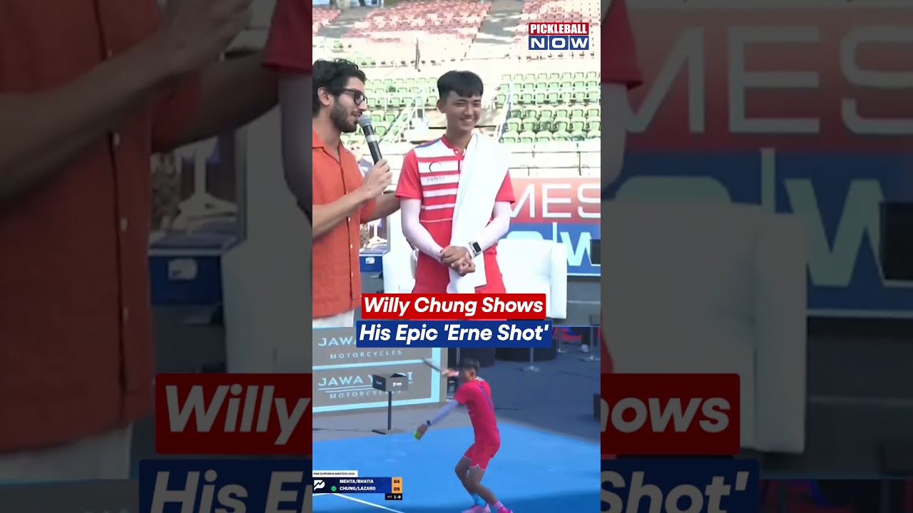 DUPR India Masters 2024: Willy Chung Reenacts His Iconic Erne Shot!