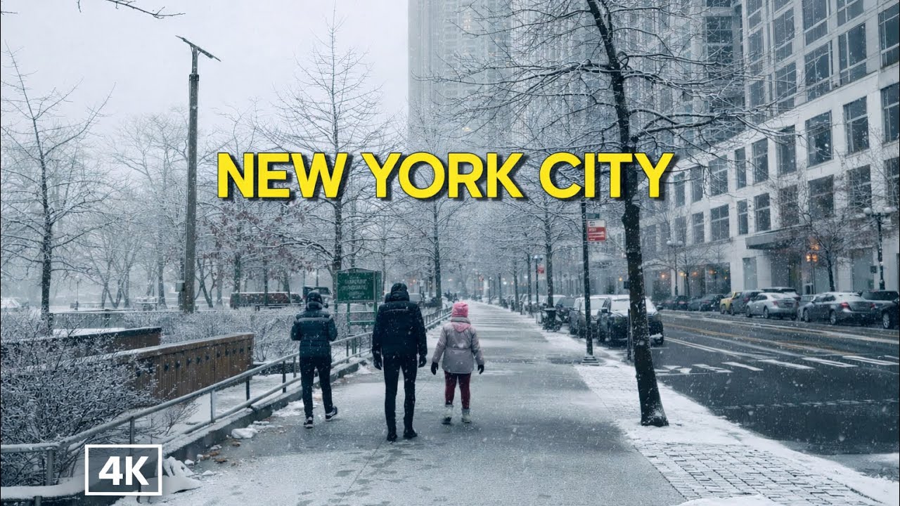 Winter Storm Rolling Into Riverside Park South | NYC Snow Walk