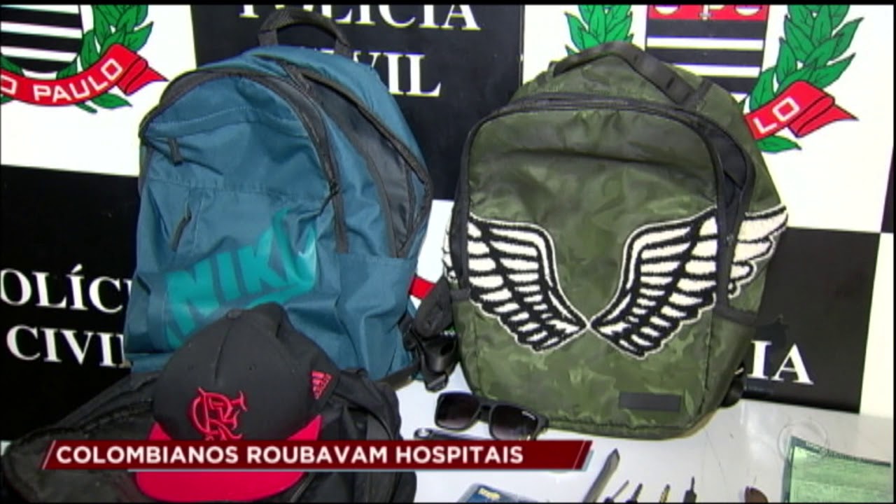 Colombianos especialistas em roubos a hospitais são presos