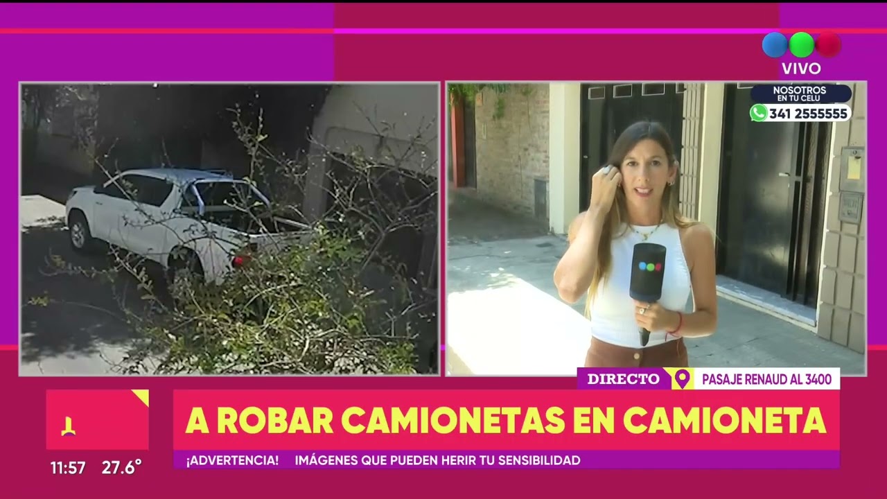 A robar camionetas en camioneta| TELEFE ROSARIO