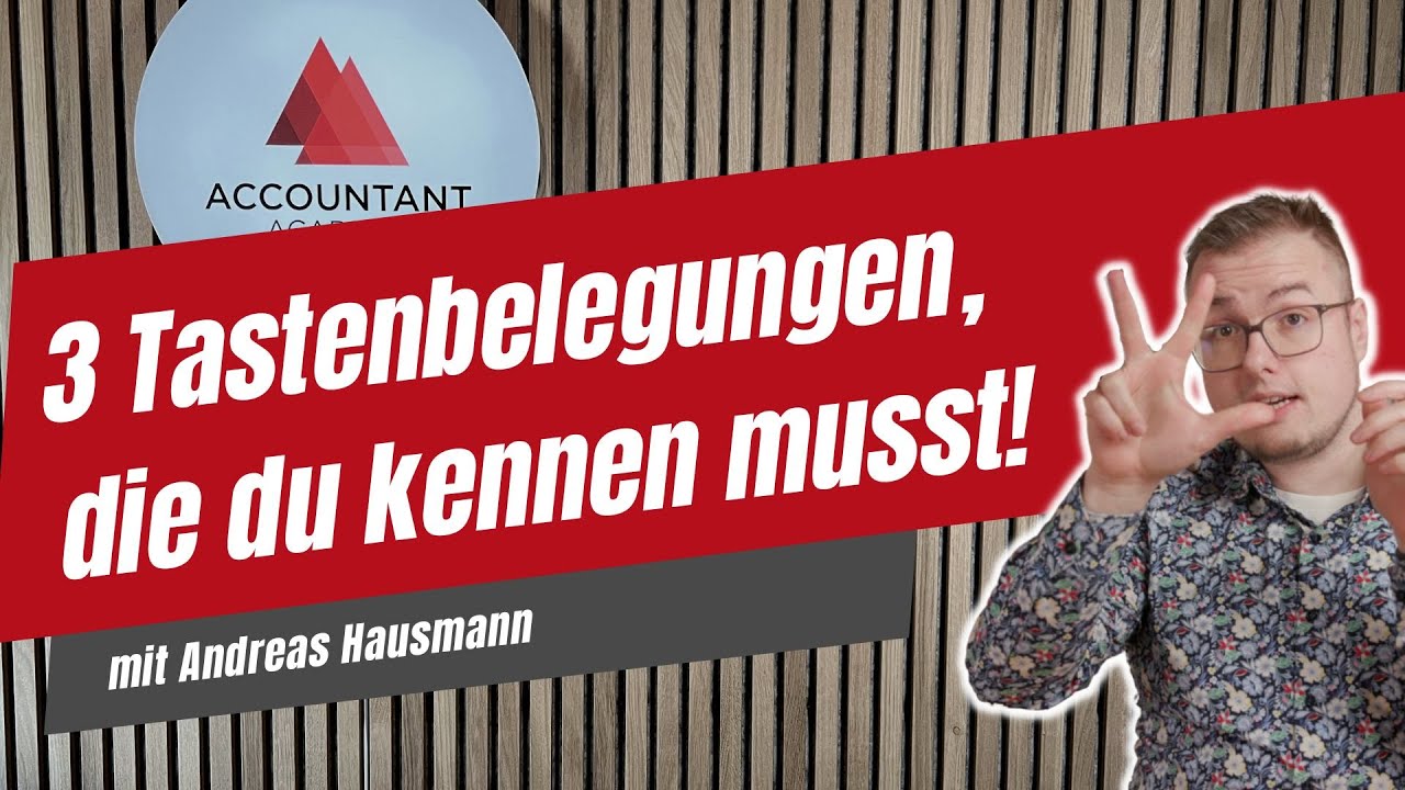 Diese 3 Tastenkombinationen musst du beim digitalen Belege buchen in DATEV Rechnungswesen kennen