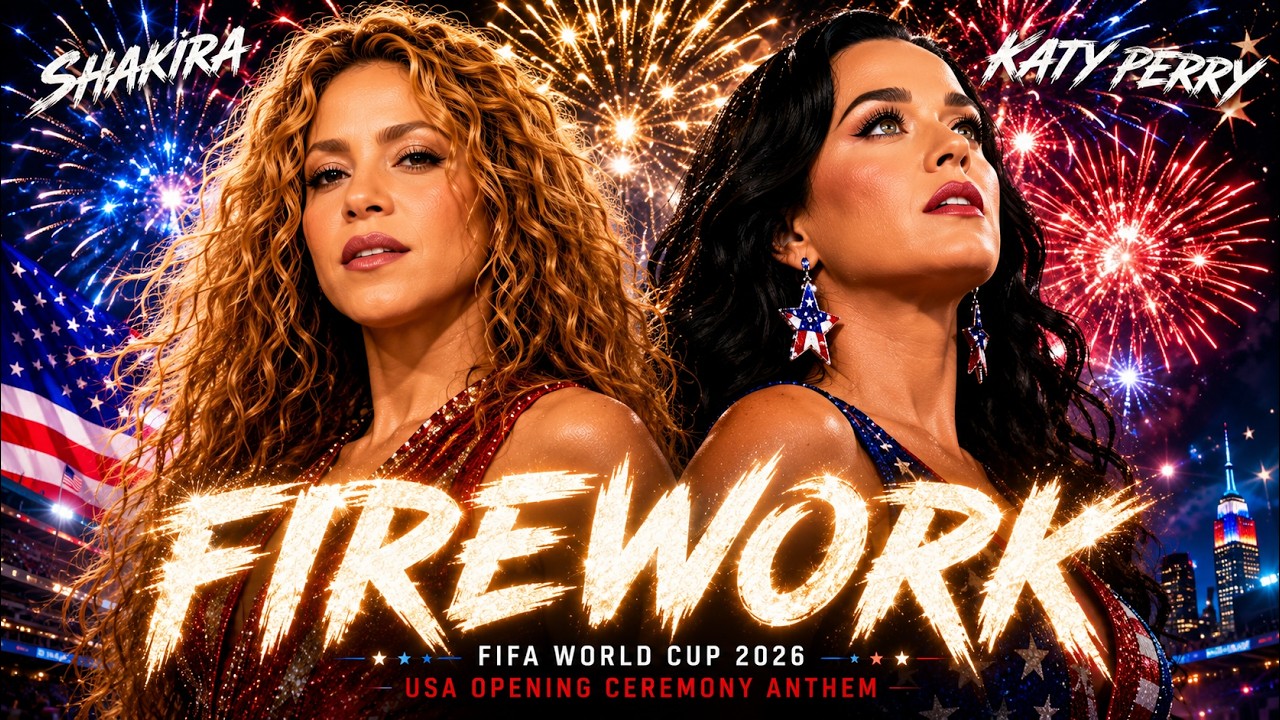 Shakira x Katy Perry &ndash; FIREWORK 🔥 FIFA World Cup 2026 | USA Opening Ceremony Anthem | Fan Made