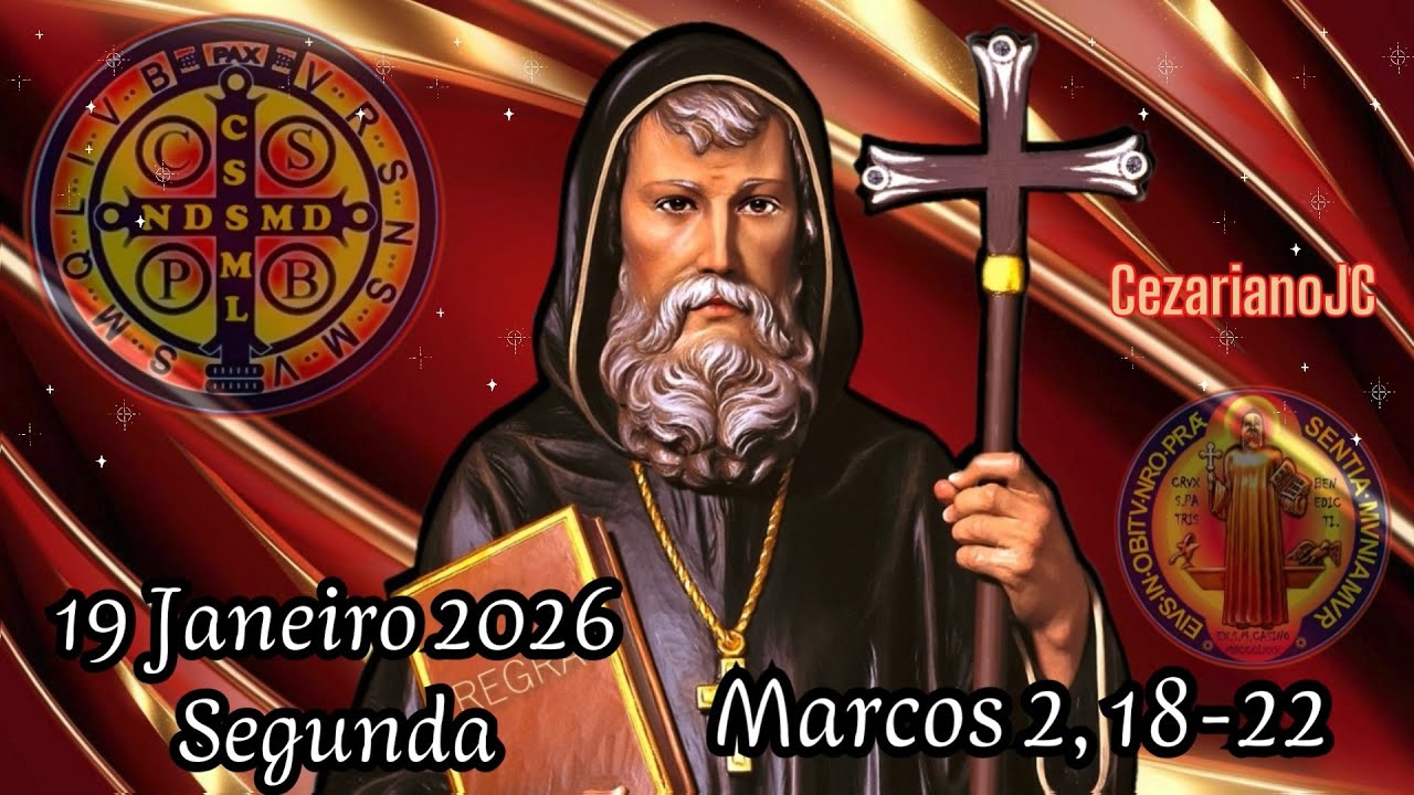 EVANGELHO DO DIA 19 DE JANEIRO 2026 - SEGUNDA - MARCOS 2,18-22