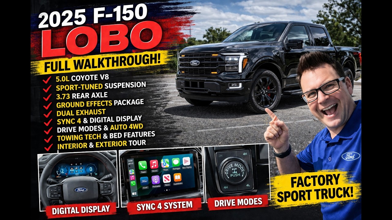 2025 Ford F-150 Lobo - Full Walkthrough & Features