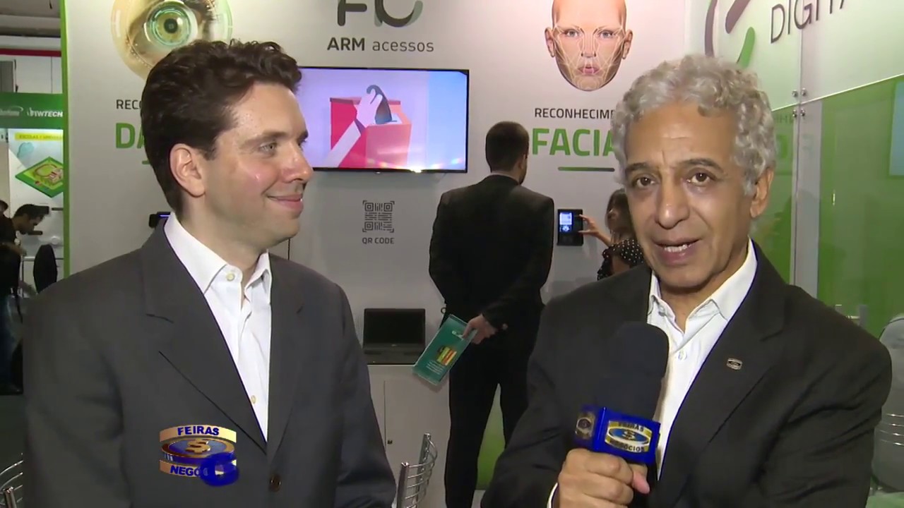 CONTROLE DE ACESSO por biometria de ÍRIS, FACIAL e IMPRESSÃO DIGITAL, apresentados na BAND NEWS.