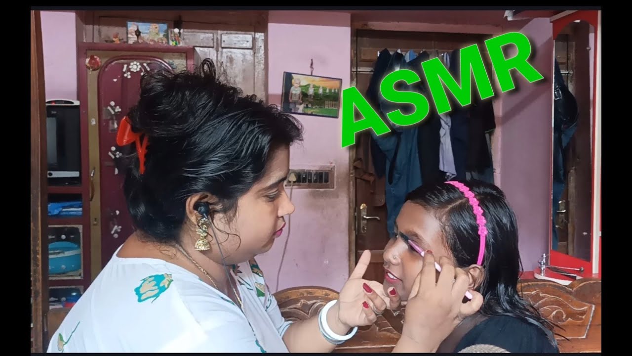 ASMR | Trimming Eyebrows With Scissors