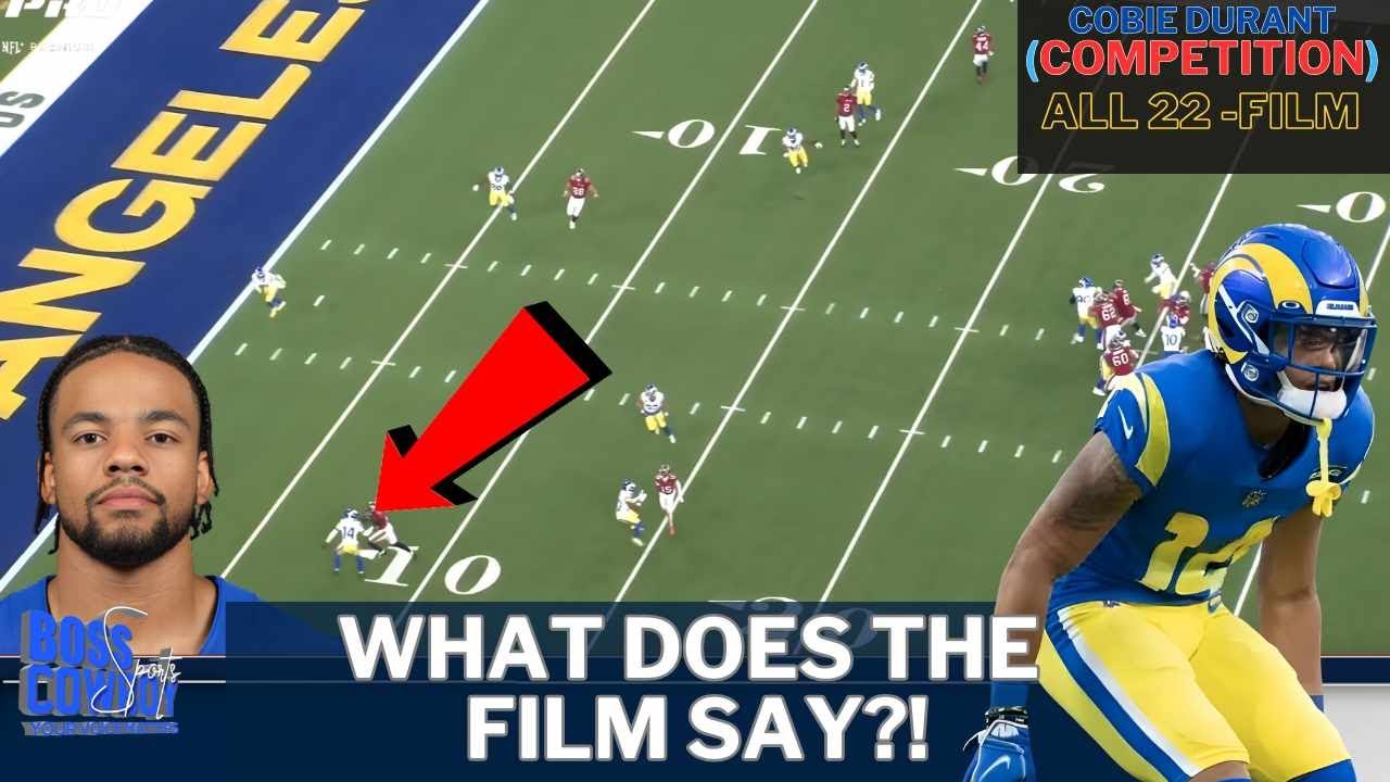 Cobie Durant Film Session 🎬🔥Cowboys New Corner Under the Microscope