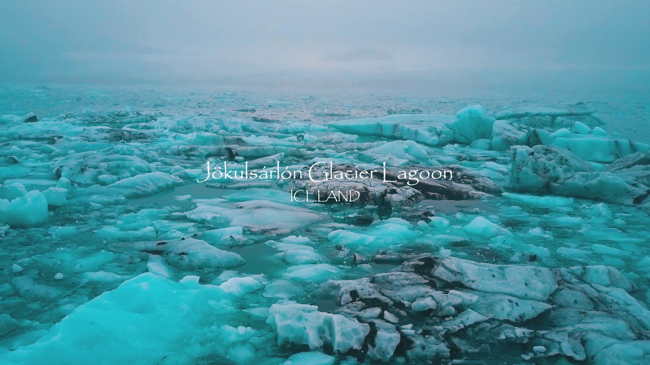 Iceland's J&ouml;kuls&aacute;rl&oacute;n Glacier Lagoon by Drone