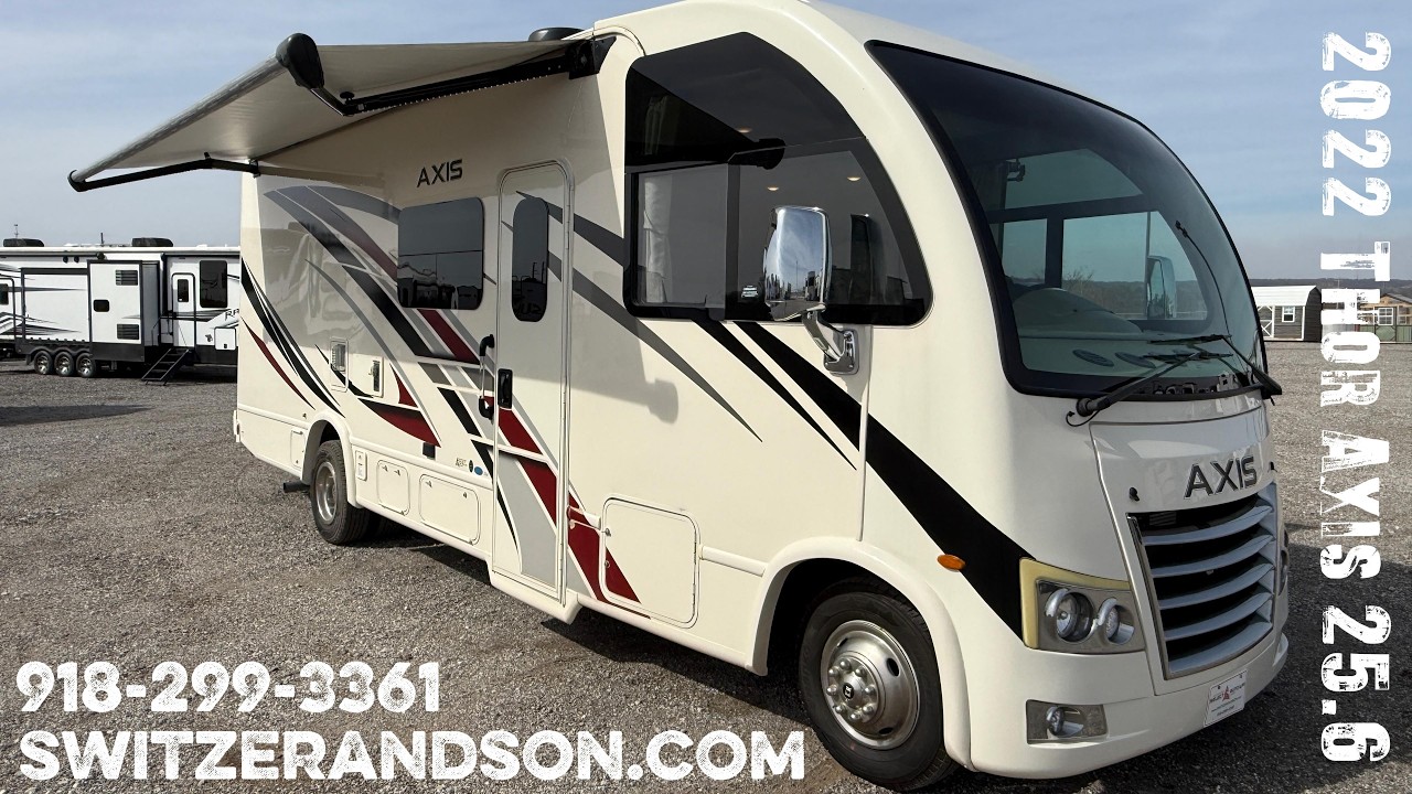 2022 Thor Axis 25 6! Only 1,824 Miles #thor  #rvsalestulsa  #tulsarvsales #rvservicetulsa