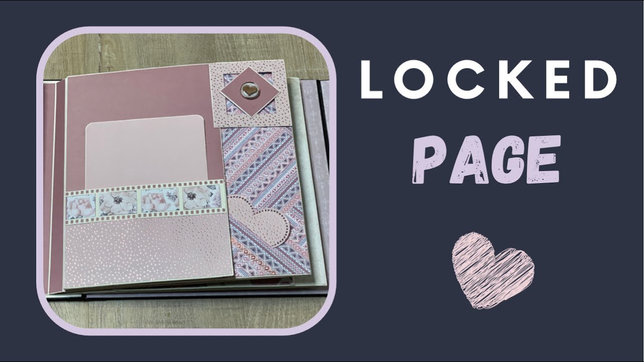 Locked Pop-Up Page Tutorial | DIY Pop Up Scrapbook Album