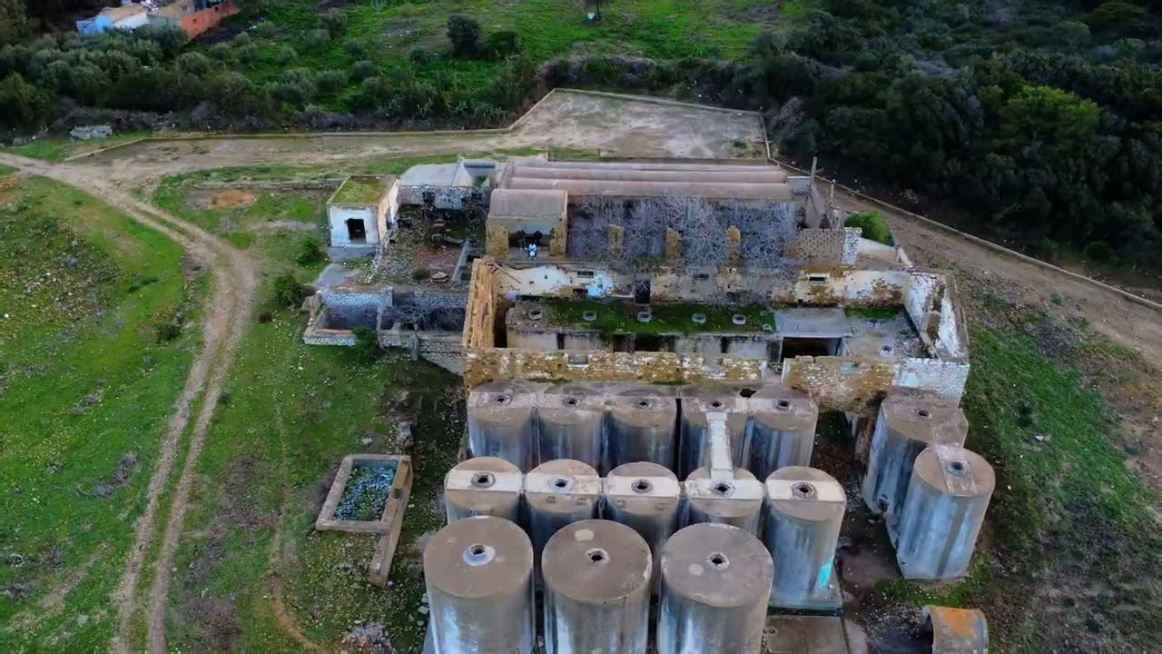 Abandoned spot in Rtiba - Tunisia (drone shots)