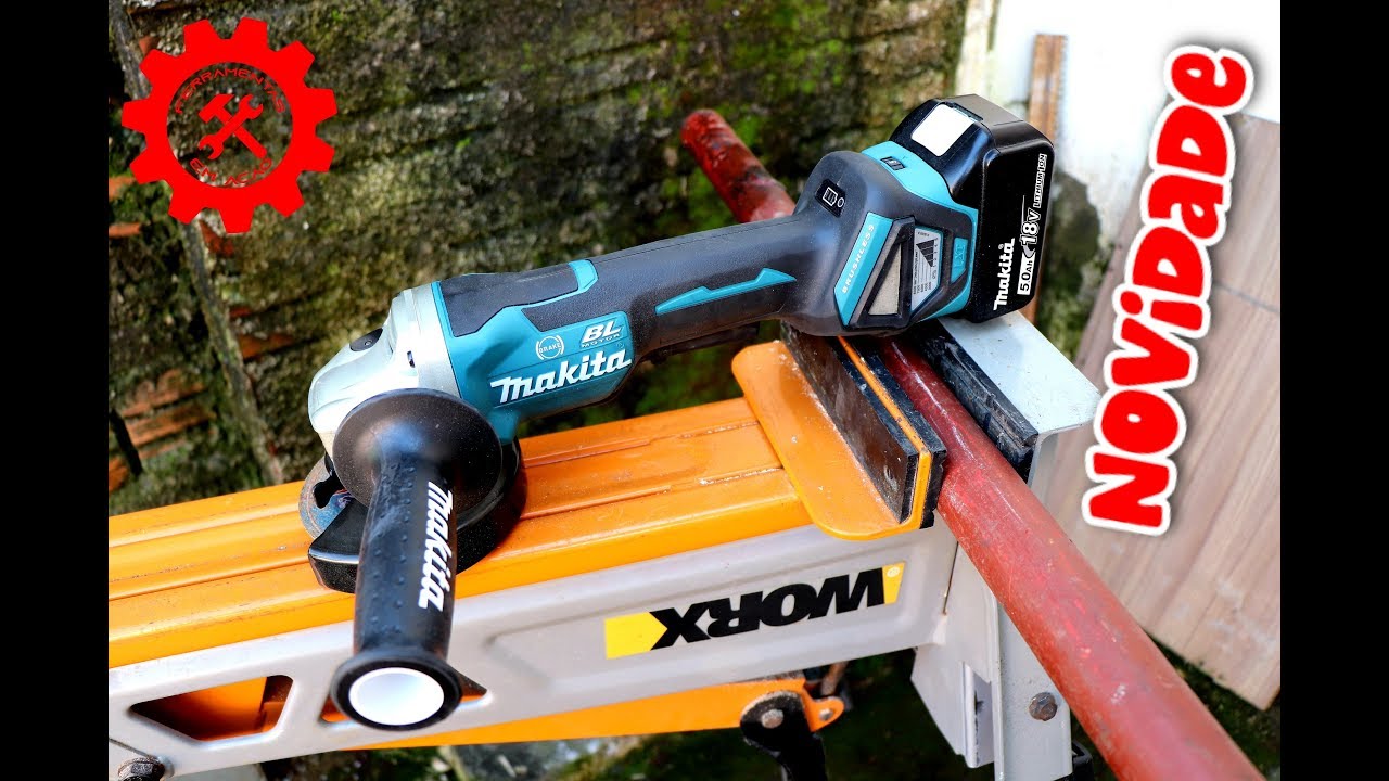 Sensacional a Nova Esmerilhadeira Makita DGA467 (A Bateria 18v)