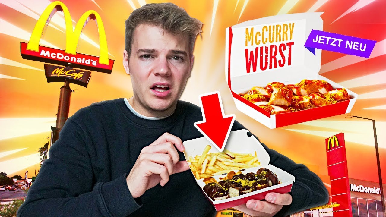 eine CURRYWURST von McDonalds? Die neuesten FAST FOOD Trends im Test