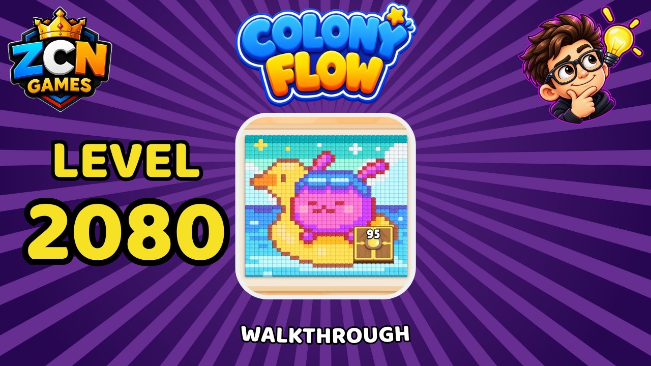 Colony Flow Level 2080 Walkthrough | New Update | Full Solution