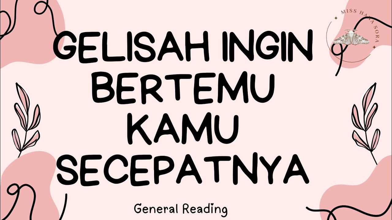 INGIN BERTEMU KAMU SECEPATNYA