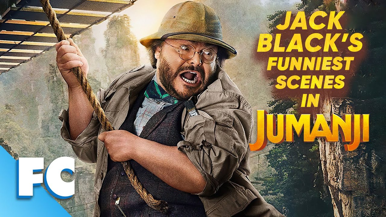 Jumanji: Top 10 Funniest Jack Black Scenes | Full Action Adventure Comedy Movie Compilation | FC