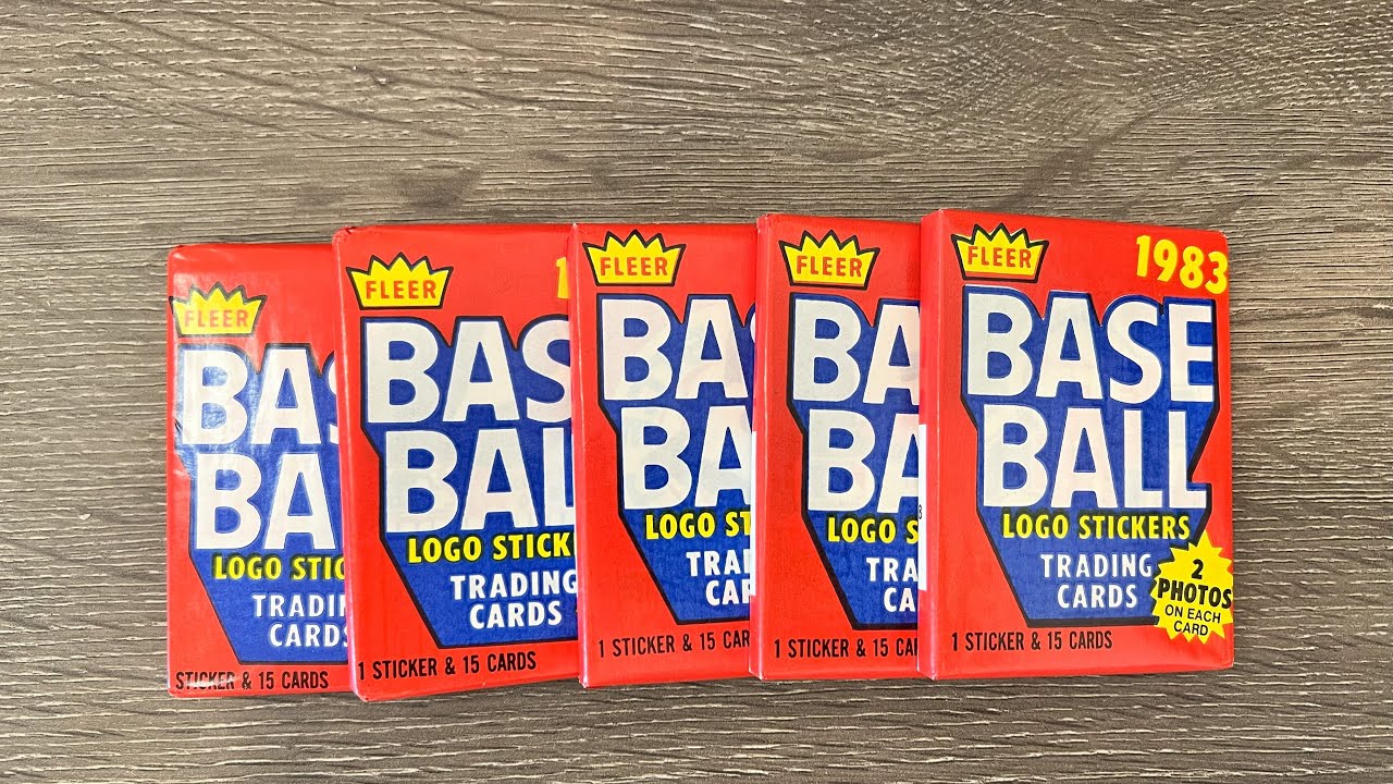 *1983 FLEER BASEBALL WAX PACK RIP ⚾ THE SEARCH GOES ON FOR A SANDBERG, BOGGS OR GWYNN ROOKIE CARD 🔥