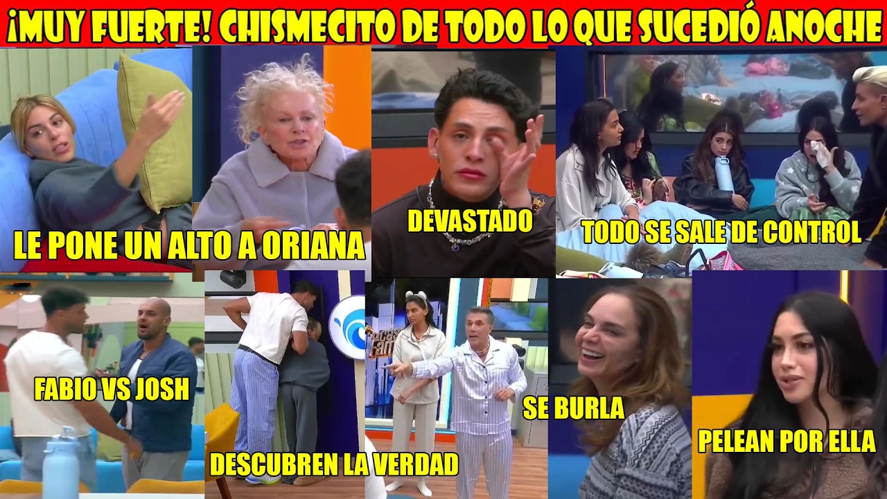 ¡Muy Fuerte! Laura pierde el control amenaza a Oriana, Kunno devastado, Fabio vs Josh, Se pelean