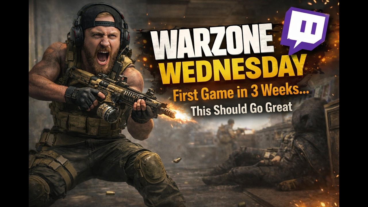 Peak Performance LIVE🔥Warzone Wednesday – First Game in 3 Weeks… This Should Go Great 💀