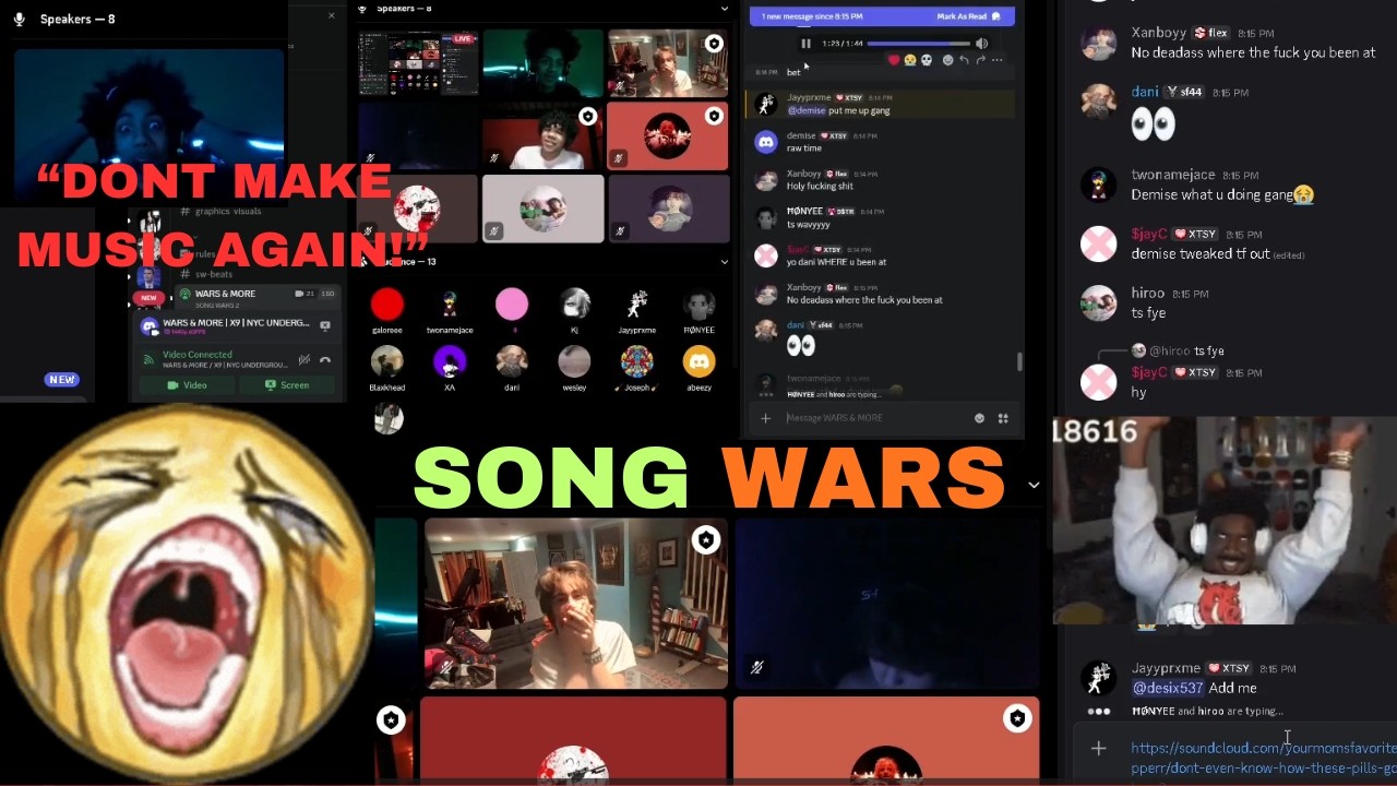 THEY MADE HIM CRY - X9 NYC UNDERGROUND SONGWARS