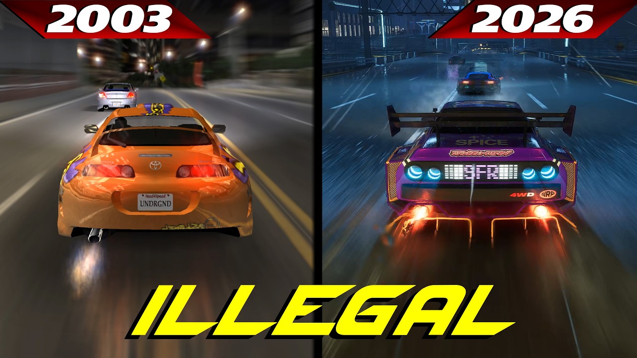 🔥ILLEGAL STREET RACING IS BACK?! &ndash; NFS Underground 2003 vs Screamer 2026