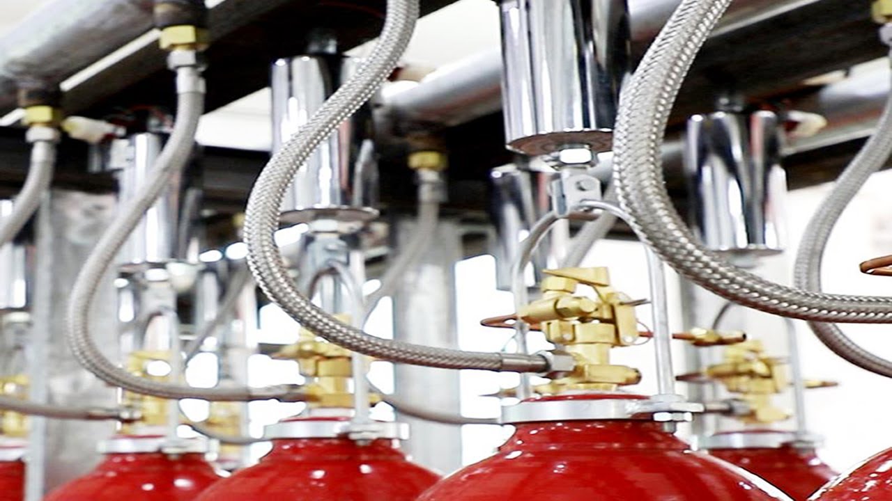 fire extinguisher filling machine tutorial demo máquina de llenado de extintores