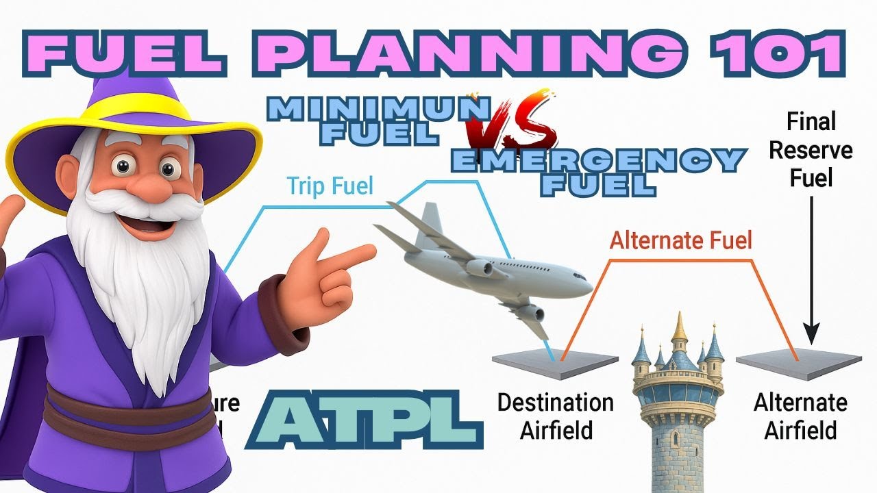 Fuel Planning 101: When to declare &ldquo;Minimum Fuel&rdquo; vs &ldquo;Emergency Fuel&rdquo; | The Aviation Wizard 🧙&zwj;♂️