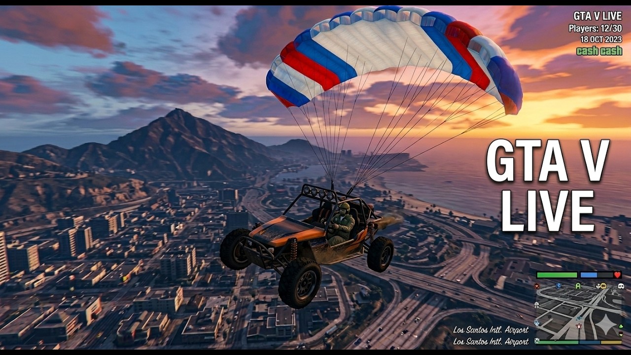 GTA V LIVE HIGH SPEED BUGGY  RACE ON LOS SANTOS