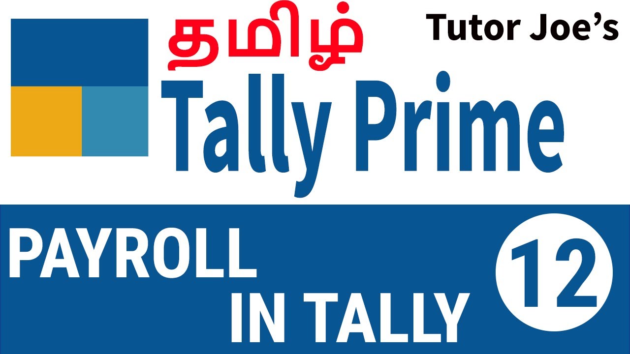 Employee Payroll Management in Tally Prime | Tally Prime Tutorial in Tamil