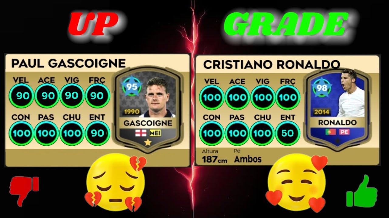 DLS 25 | UPGRADE GASCOIGNE & CR7 PRIME 88 ( PIOR UPAGEM DO CANAL 🥹💔❤️‍🩹💔😡❌✖️🎮