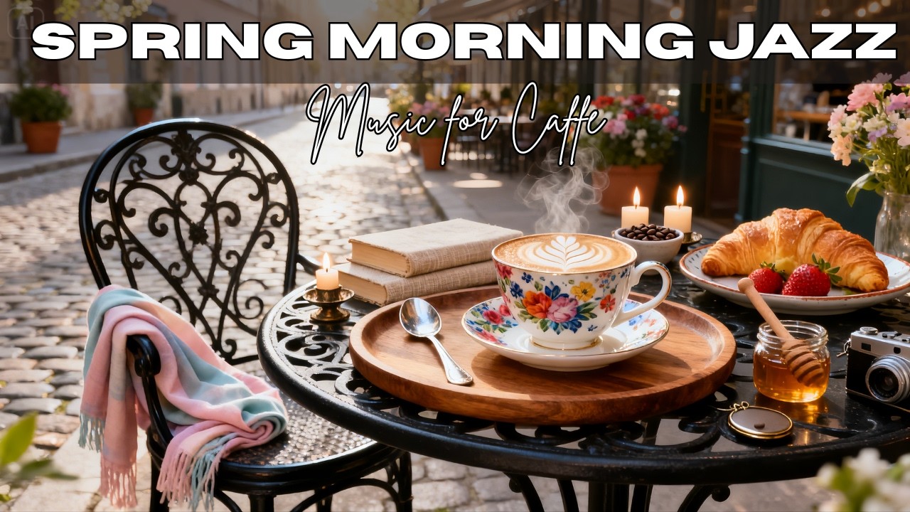Delicate Morning Jazz ☕ Happy March Cafe with Smooth Bossa Nova Background Music for Deep Focus 24/7