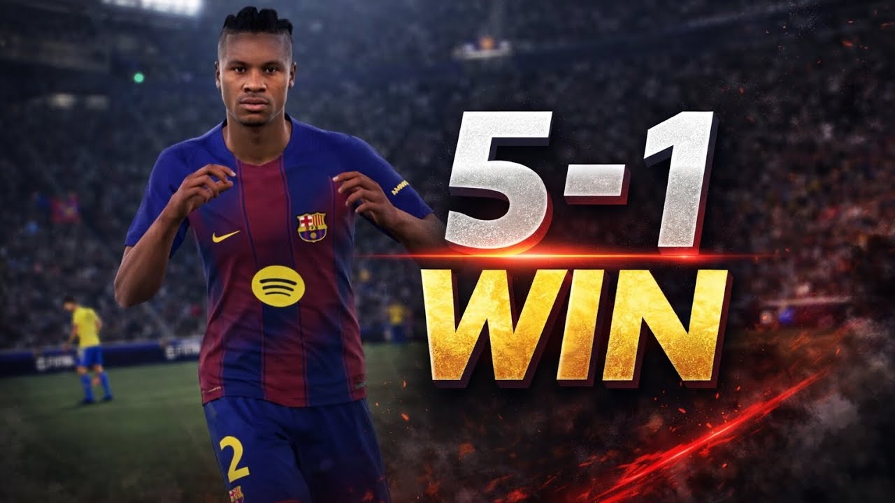 eFootball 2026 Mobile | League Mode (FC Barcelona) | Season 2 – Episode 1 - 5-1 Win