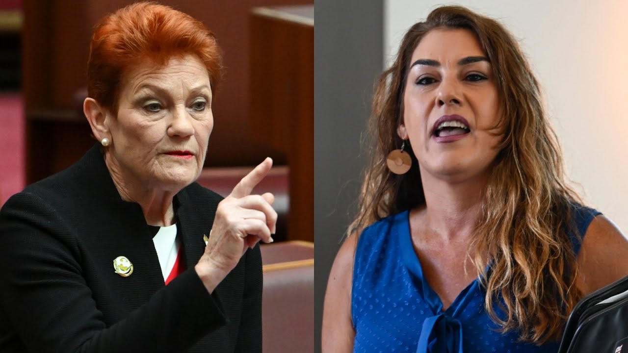 Pauline Hanson denounces Lidia Thorpe’s ‘vile behaviour’ and calls on AFP to take action