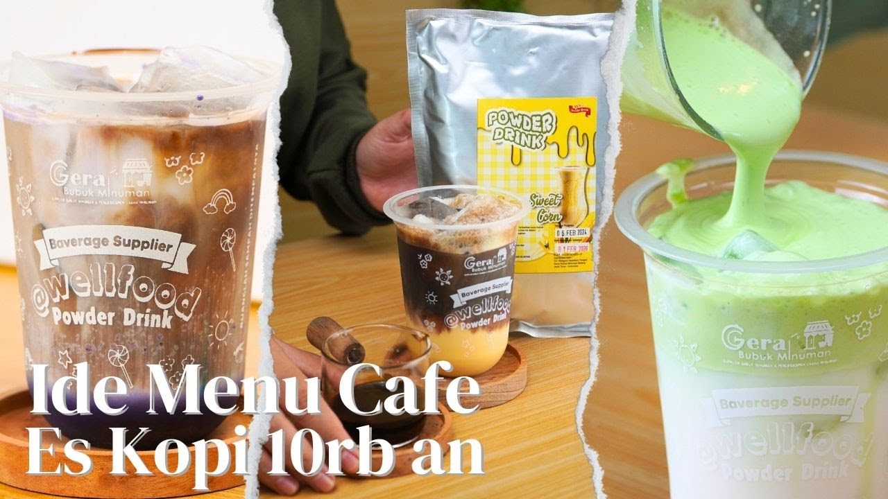 3 Menu Es Kopi Kekinian Auto Laris ! Tanpa Mesin !!!