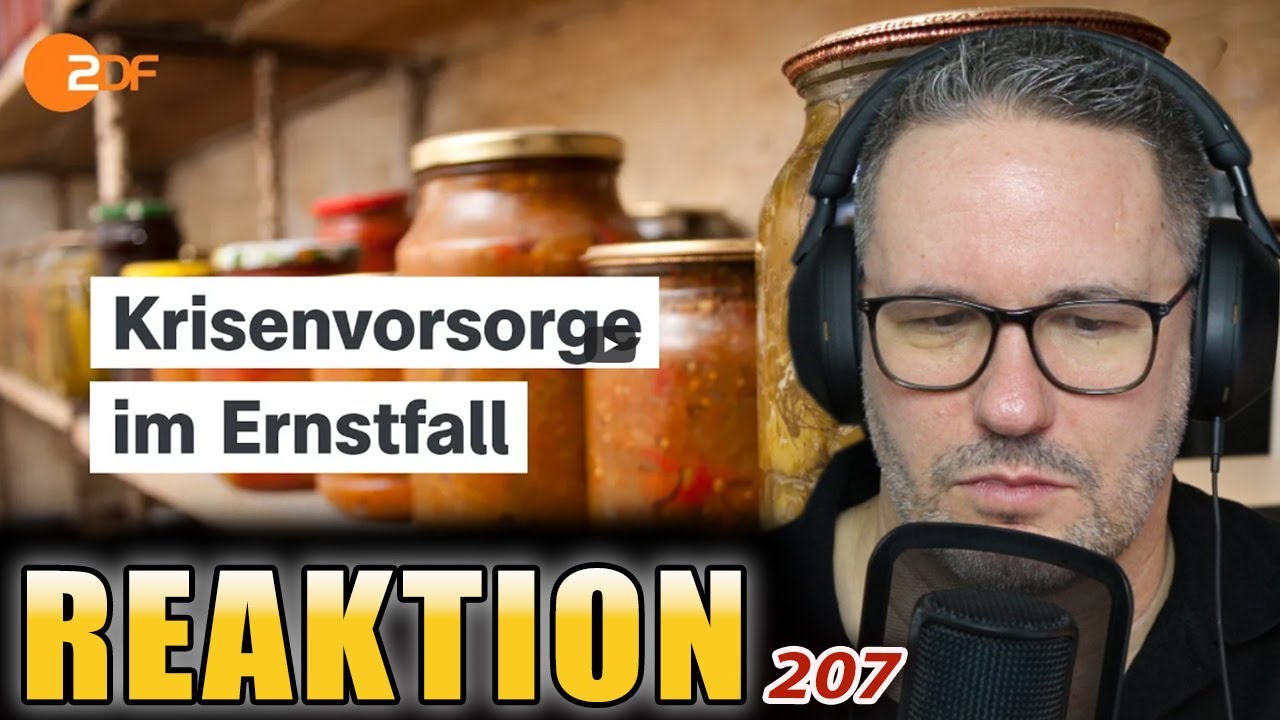 Dosenbrot und Kurbelradio Wie bereite ich mich auf die Katastrophe vor SURVIVAL PRO reagiert auf ZDF
