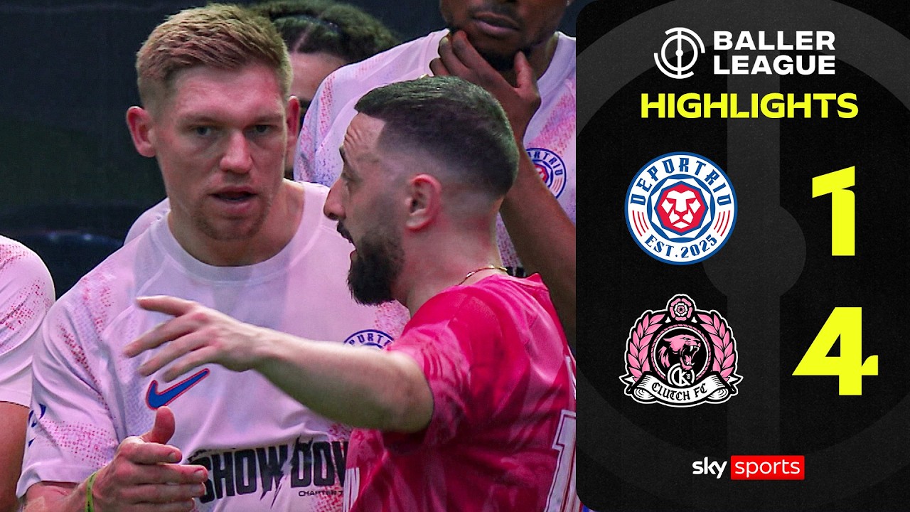 Martyn Waghorn's Deportrio UPSET by Clutch! 😱  | Deportrio 1-4 Clutch FC | Baller League Highlights