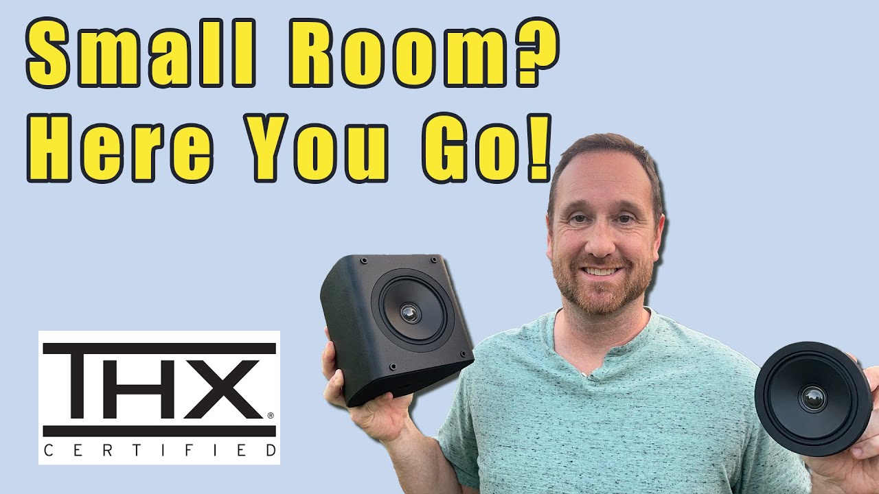 Monoprice Compact THX Satellite Speakers. Perfect Small Room Solution!