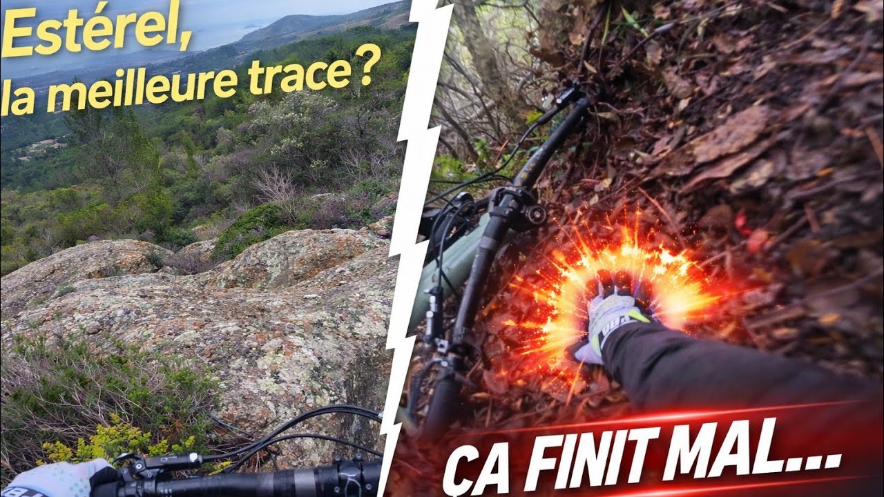 RIDE Estérel  INCROYABLE SingleTrail ENDURO VTT