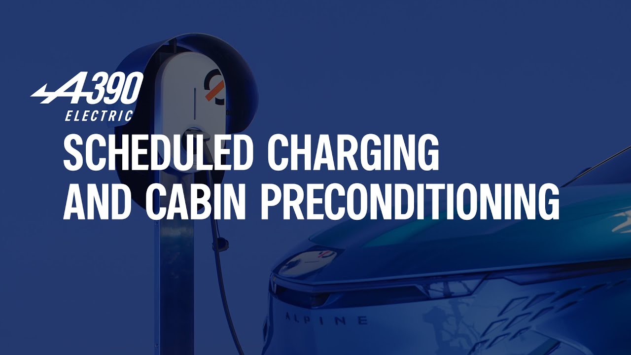 Scheduled charging and cabin preconditioning