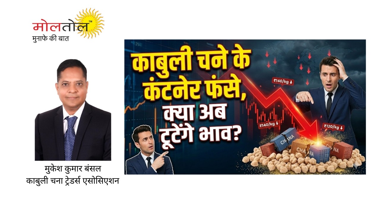 काबुली चने के EXPORT पर जंग का तेज असर?