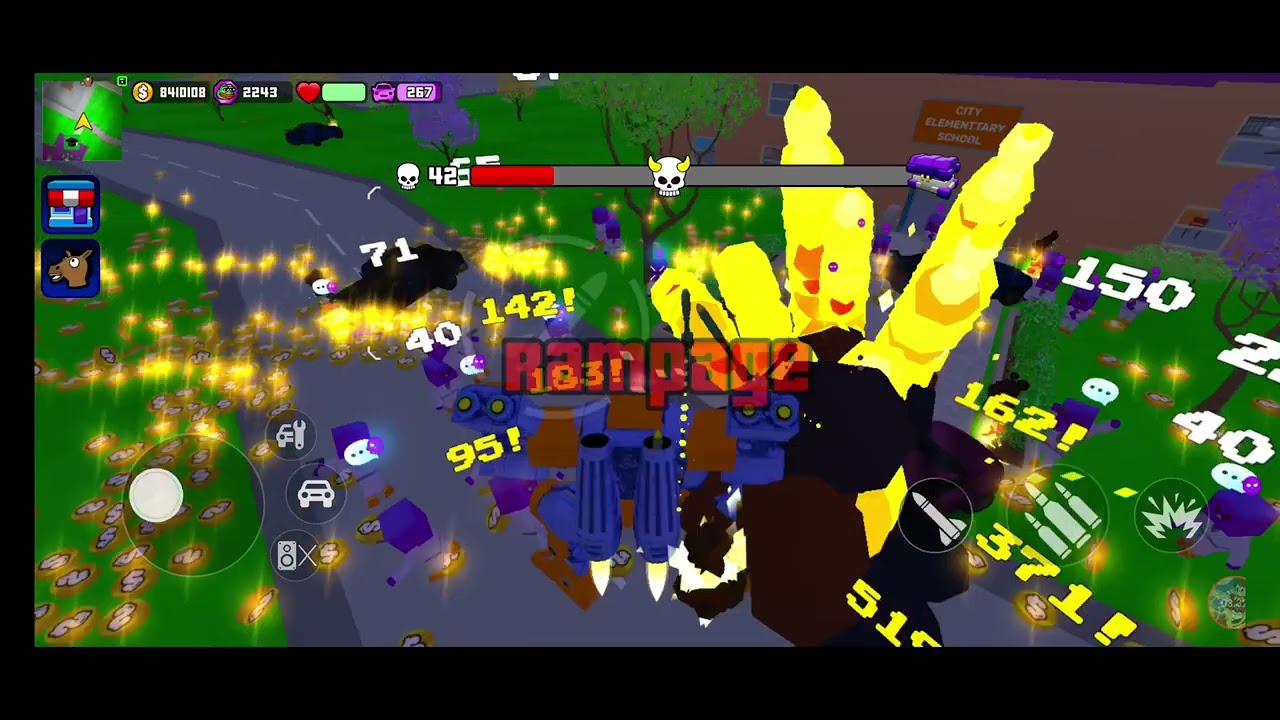 Gangs wars pixel shooter rp boss easy😳😳😳