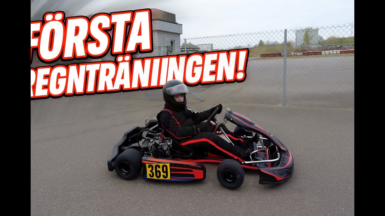 🏎️ Första Träningen i Regn + Min Första Tävling! | Gokart Lidköping