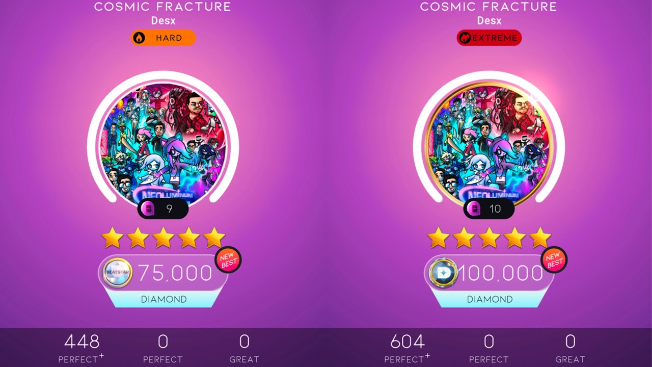 [Beatstar] Cosmic Fracture (Standard and Deluxe) - Desx // Diamond Perfect 75,000 and 100,000