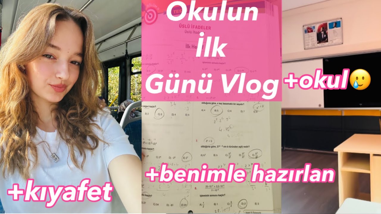 OKULUN İLK GÜNÜ VLOG,ECRE AY