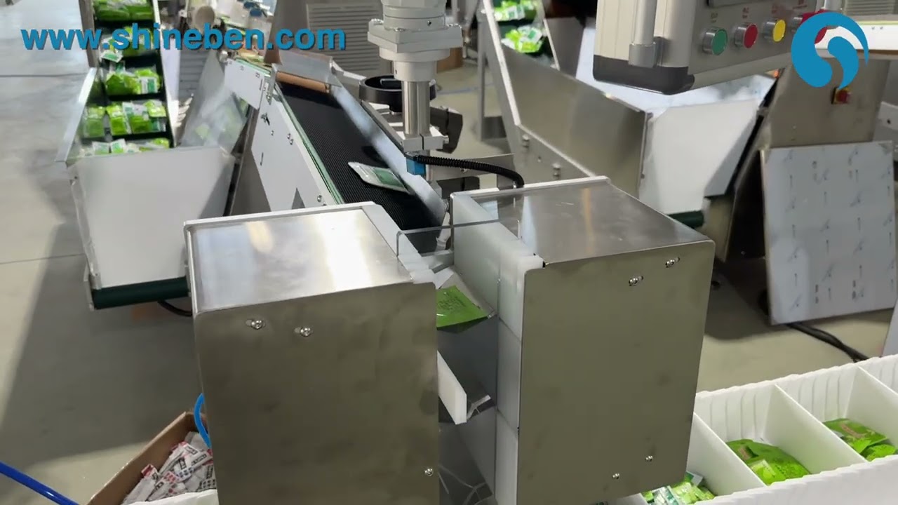 Sachet sorting counting and packing line  stick sorter and counter line for 3 flavors Sorter Counter
