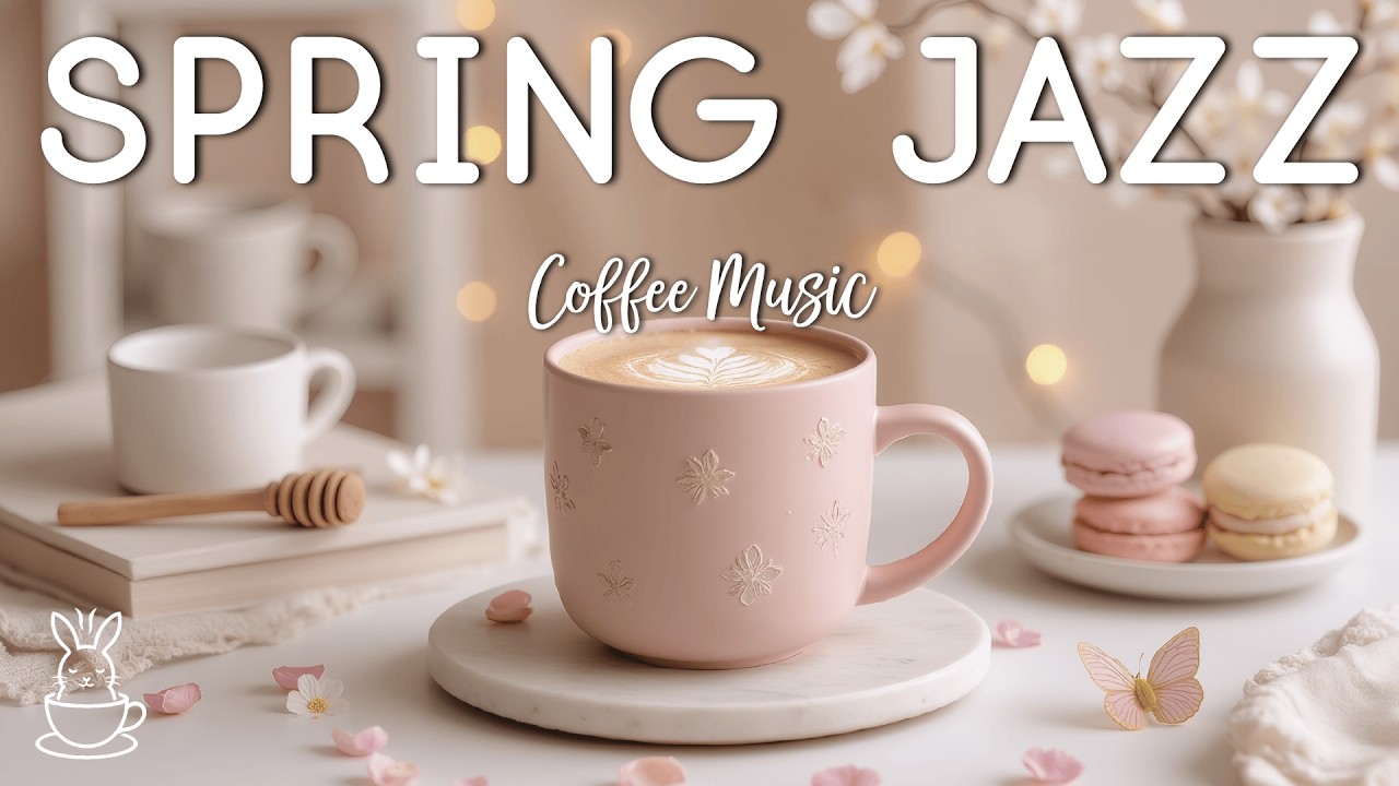 Spring Coffee Music ☕ Morning Jazz Music & Relaxing Bossa Nova Piano for Happy Coffee Moments
