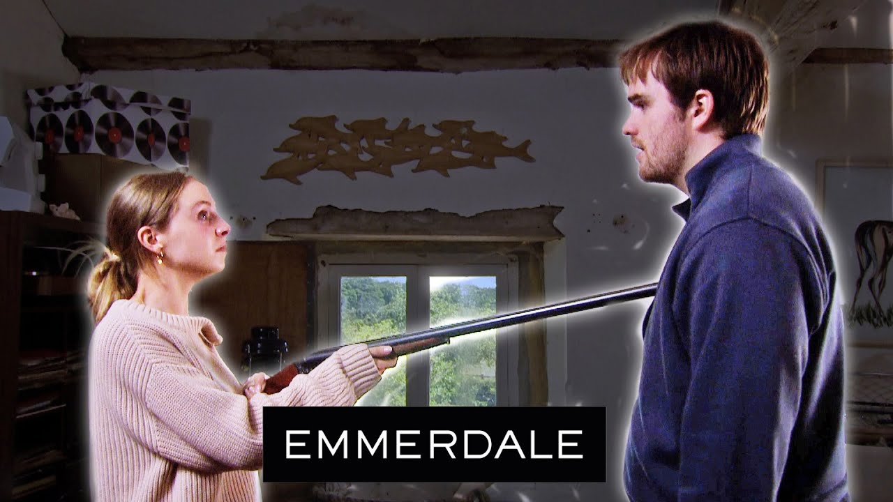 Belle Hits Tom With An Axe | Emmerdale